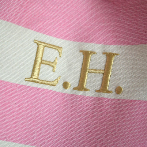 Personalised Embroidered Nautical Barrel Bag - Ideal For Gym or Holiday Bag