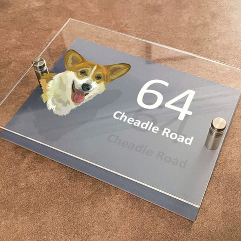 House Sign - Corgi