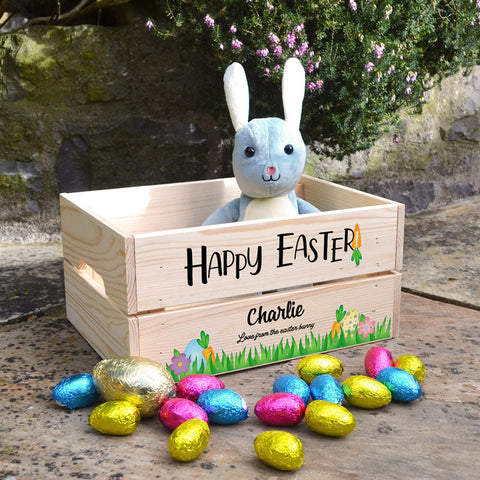 Personalised Easter Crate - Celebrate with Customised Charm and Springtime Splendour