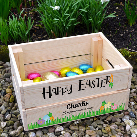 Personalised Easter Crate - Celebrate with Customised Charm and Springtime Splendour