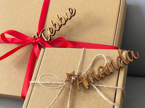 Wooden Gift Tag with Jute String
