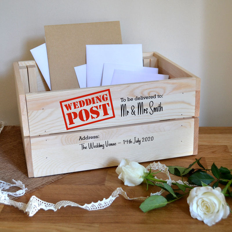 Wedding Card Box Crate