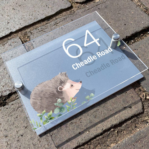 House Sign - Hedgehog