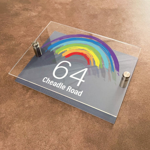 House Sign - Rainbow